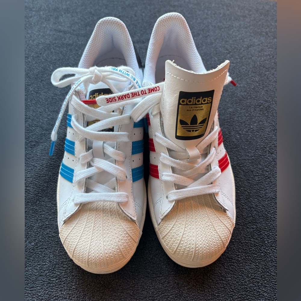 #TDe291 adidas X Star Wars superstar El I dark side/light sides sneakers Item